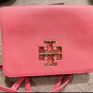 Tory Burch Britten Pink Crossbody Bag